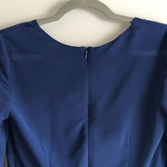 The Clothing Company Long Sleeve Blue Romper, Sm - Picture 7 of 8